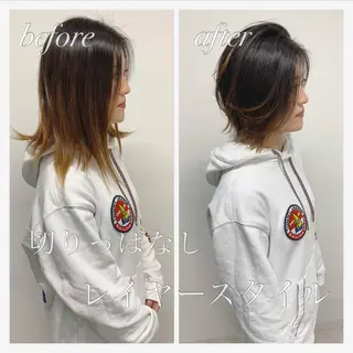 ミディアム ショート、ボブ特化 長島智彦のヘアスタイル