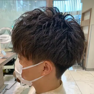 ショート メンズ 【メンズ縮毛矯正】 田中秀斗のヘアスタイル