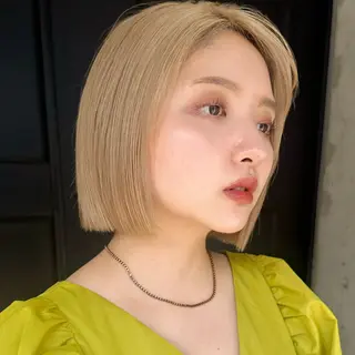 ショート カラー ❤️アヤカ Wカラー ボブ レイヤー❤️のヘアスタイル