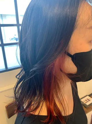 セミロング カラー chill out 南塚口本店のヘアスタイル