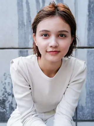 ミディアム カラー パーマ ヘアアレンジ cecil hair 難波店所属・髪質改善透明感カラー /SHOGO☀️のヘアスタイル