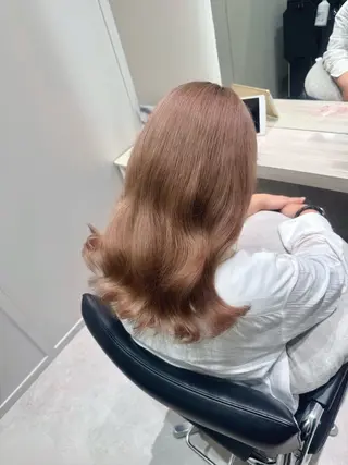 ロング カラー レイヤー/髪質改善カ ラ-🤍津田奈々美‎のヘアスタイル