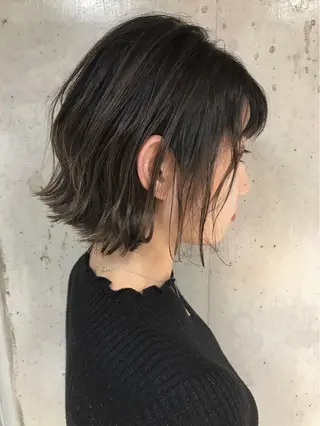 ショート カラー パーマ ヘアアレンジ ナツメダ ダイキのヘアスタイル