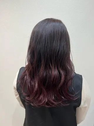 セミロング mina .のヘアスタイル