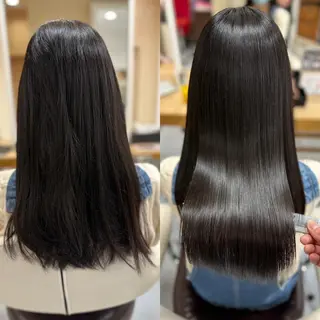 ロング パーマ 髪質改善/縮毛矯正 /ブリーチ矯正/岡部のヘアスタイル