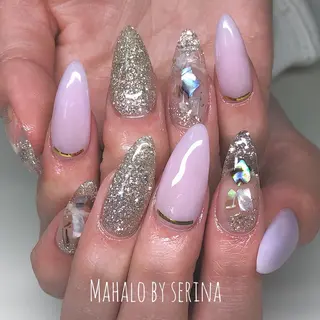 セミロング カラー ネイル SUNNY BAE. SERINAのネイルデザイン