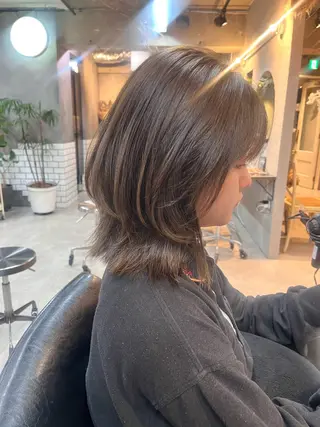 ミディアム カラー 韓国系/ダブルカラー /トグチリンカのヘアスタイル