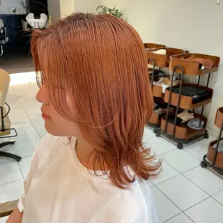 ミディアム カラー 透明感カラー/ 寺田千雅子のヘアスタイル