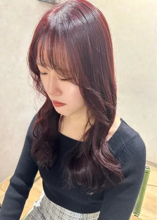 ロング 美容室ACTOR所属・うる艶ストレート 🌻かなみのヘアスタイル
