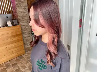 ロング SALOWIN心斎橋Suite店所属・ブリーチ毛にもできる 縮毛矯正|鷹司郎のヘアスタイル