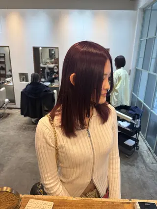 ミディアム 中村 空のヘアスタイル