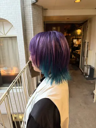 ショート カラー 透明感カラー艶カラー ハイトーンカラーのヘアスタイル