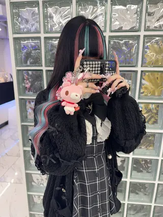 ロング ミユル/ 盛れるエクステ🎀✨のヘアスタイル