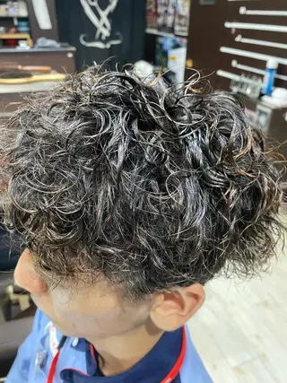 ミディアム パーマ BADBARBER蒲田店所属・barber goriのその他イメージ