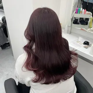 カラー ユイ☆ハイトーン ☆ブリーチデザインのヘアスタイル