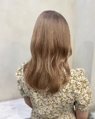 セミロング カラー 杉田 涼のヘアスタイル