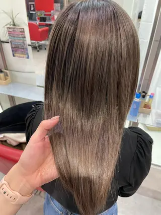 ミディアム カラー be flot所属・髪質改善/大阪守口市 🐣Ria‪🐣のヘアスタイル