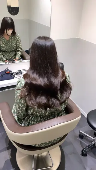 ロング カラー 🇰🇷lunty nana🇰🇷のヘアスタイル