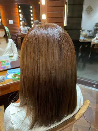ミディアム stylist YUTOのヘアスタイル