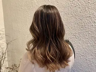 セミロング カラー 近野 浩隆🐩のヘアスタイル