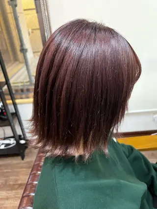 ミディアム カラー Tocolaso柏店所属・いさく ひでみつのヘアスタイル