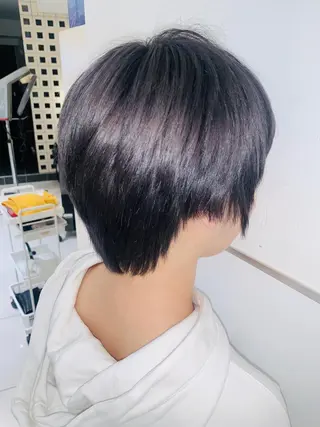 ショート カラー Yamamoto 半個室美容室zinaのヘアスタイル