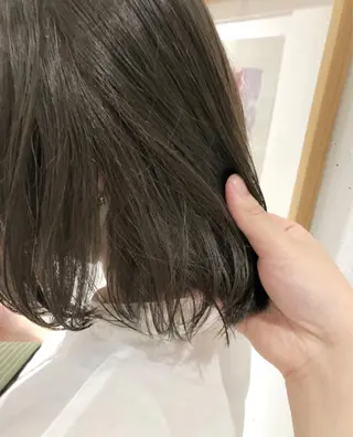ミディアム カラー パーマ ヘアアレンジ メンズ キッズ ネイル マツエク・マツパ アイブロウ お洒落パーマ/ボブ ❄️Tomoka❄️のヘアスタイル
