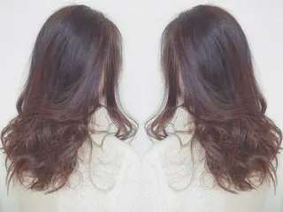 セミロング ロング カラー boutique misakiのヘアスタイル