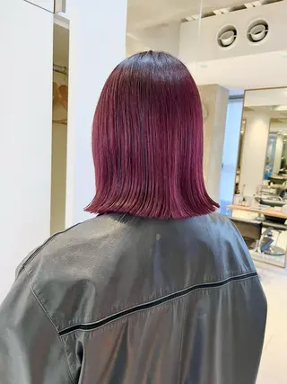 ミディアム カラー ヘアアレンジ stylist ◎RUKI.のヘアスタイル