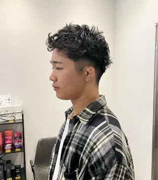 パーマ メンズ 吉川 陽菜のヘアスタイル