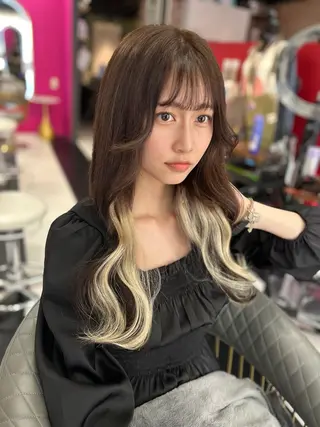 ロング カラー 🐺新宿manabu プルエクステ🐺のヘアスタイル