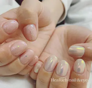 ショート カラー パーマ ネイル マツエク・マツパ ハーリッチnail HeaRichのネイルデザイン