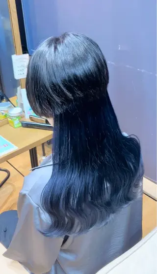 ロング カラー ハイトーン、カラー 特化⟡.·すわ☁️のヘアスタイル