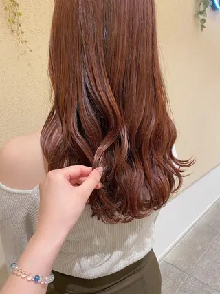ミディアム カラー シャドールーツ美容師 篠原康太のヘアスタイル