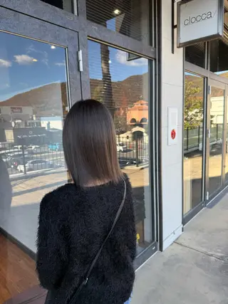 ミディアム カラー clocca所属・鵜飼 真伍のヘアスタイル