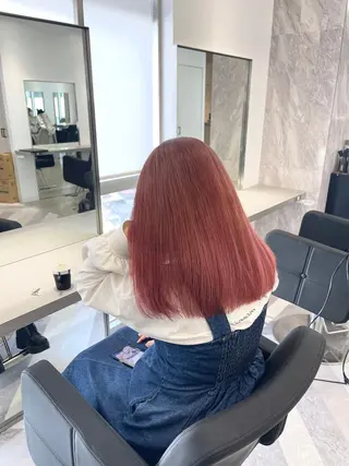 セミロング カラー himeka🪽 アレンジ/ブリーチのヘアスタイル