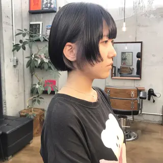 ショート カラー ✂︎ウルフ・ショート ✂︎MIKUNIのヘアスタイル