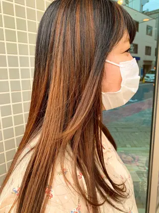 ロング カラー DiMPlE  ディンプル所属・🌸スタイリスト 山浦美恵のヘアスタイル