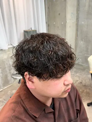 ショート カラー パーマ メンズ 🎧【パーマ師】 SOUMA🎧のヘアスタイル