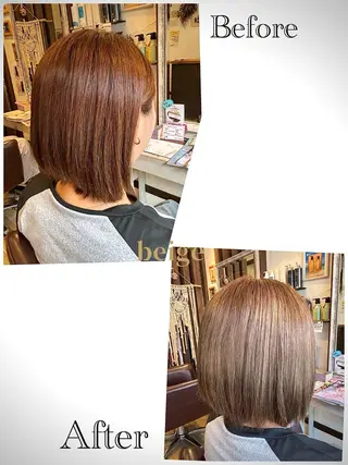 ショート カラー 須内星良【笹塚】 似合わせカラー🌷のヘアスタイル