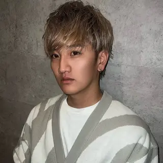 カラー パーマ メンズ 早川 翔夢のヘアスタイル