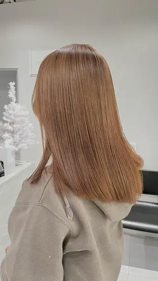 セミロング 髪質改善/レイヤー 兼折楓馬のヘアスタイル