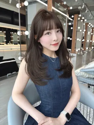 ロング Lond Role所属・🎀透明感ブラウ ンshizuka🎀のヘアスタイル