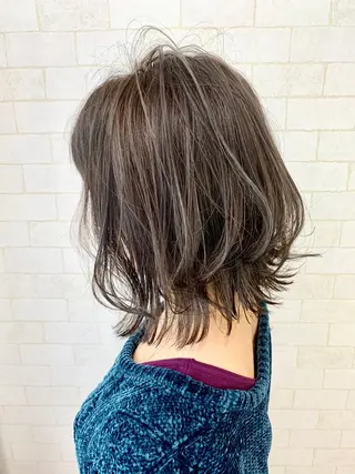 ミディアム 神野 雅樹のヘアスタイル