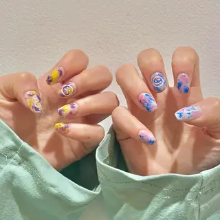 ネイル シモダ カスミ 🦀 @ksm_smdのネイルデザイン