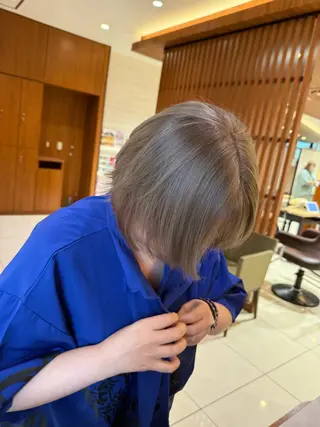 ショート カラー shiho/金山 💎ケアブリーチ◎のヘアスタイル