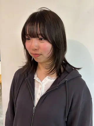 ミディアム カラー sakura🌸 レイヤー/韓国ヘアのヘアスタイル