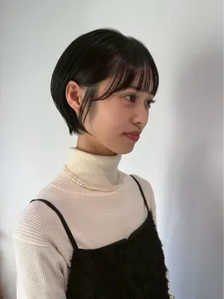 ショート 井上 優那のヘアスタイル