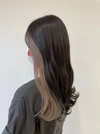 ロング ベージュカラー🧸/ 松崎/東区/田中理沙のヘアスタイル