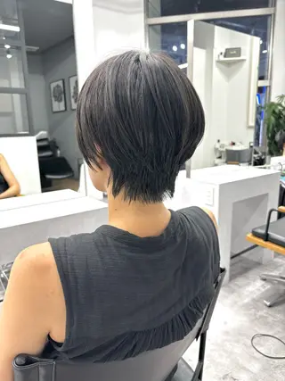 ショート 門崎未依/レイヤー/ メンズカット🪿🌼のヘアスタイル